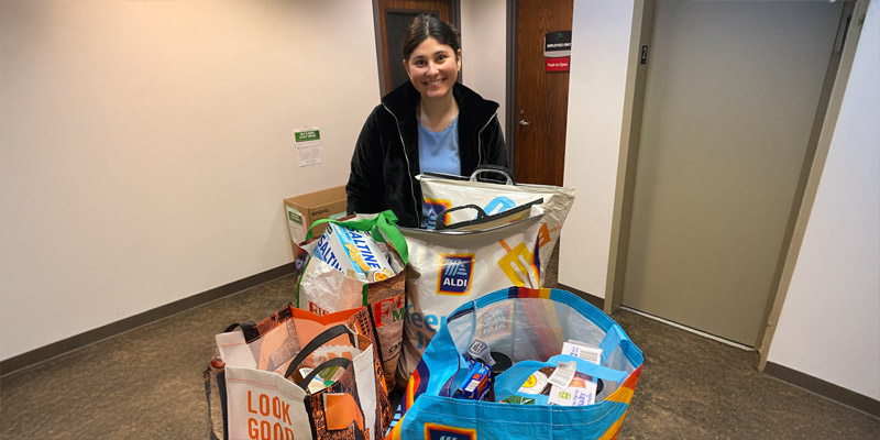 Food donations for IBJI post-gala food drive